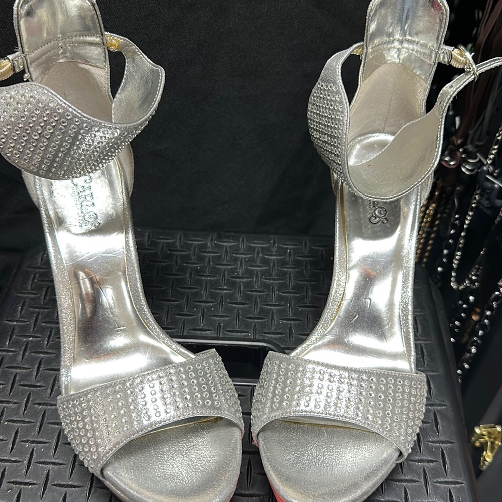 Silver heels